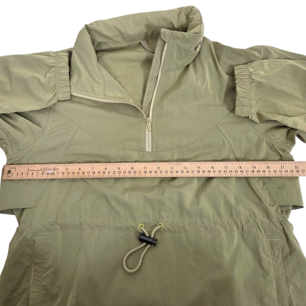Lululemon Evergreen Anorak Packable Jacket Pullover Womens 8 Green Windbreaker - Picture 10 of 16